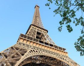 Eiffel Tower from the gardens